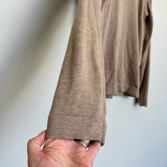 Banana Republic 100% Cotton V-Neck Sweater Business Casual Normcore Brown Men S - Picture 4 of 11